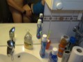 Step daddy needed stress relief after job so he fucked me in a bathroom with echo sound