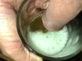 Watch me pee in a glass