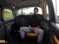 Female Fake Taxi Busty Brunette fucking a big cock on the back seat of a taxi
