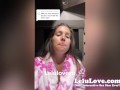 Watch me tickle my own toes, uncircumcised dick rate, closeup pussy spreads, wet in shower, behind the scenes - Lelu Love