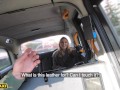 Fake Taxi Hot Brunette Babe has Tights Ripped and Pussy Fucked