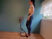 Nerdy Faery Seeing Double at the Urinal