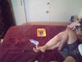 My panties are soaked and my pussy is throbbing from guy fingering my pussy while I smoke