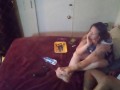 My panties are soaked and my pussy is throbbing from guy fingering my pussy while I smoke