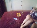 My panties are soaked and my pussy is throbbing from guy fingering my pussy while I smoke
