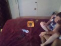 My panties are soaked and my pussy is throbbing from guy fingering my pussy while I smoke