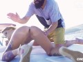 MAMACITAZ - Big Ass Slut Gina Snake Outdoor Drilling On A Boat