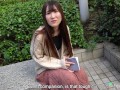 Cute amateur Manami Morishita takes off her clothes for first time ever on camera interview, couch casting NO MOSIAC nude