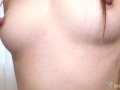 Cute amateur Manami Morishita takes off her clothes for first time ever on camera interview, couch casting NO MOSIAC nude