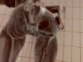 Blonde Ebony Shower Time