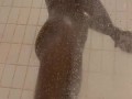 Blonde Ebony Shower Time