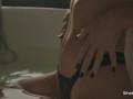 STASYQ - Blonde teen Katya Killer with fake tits shows her beauty in the tub