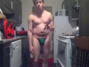 Maolo Here! Cigars (Cocks) or Weed (Skimpy Thong) & Jerkoff Film!