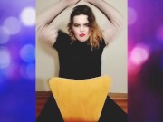 Mistress dressed up as an officer and ready to gag you then take you in