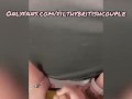 I Make Cuckold Husband Wank Into My Panties After I Got Fucked