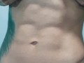 Playing with my abs