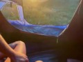 Young Couple Fuck In A Tent