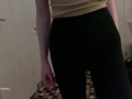 Step Sis gives extra service in Hotel  Petting & Jerking Off & Cumshot Male POV