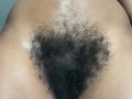 Combing My Bush w l/ The Window Open | EXTREMELY Hairy Black Pussy