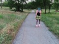Amateur anal public roller skates