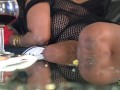 Ebony mature bbw big booty milf neighbor wants big black doggystyle dick cream pie