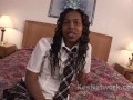 19 yr old Ebony Teen SLut Fucks in Hotel Room