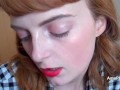 British redhead Lola Gatsby wanks and sucks me off before i cum in her mouth