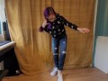 Nerdy Faery Ripped Jeans Wetting Compilation