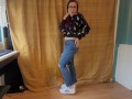 Nerdy Faery Ripped Jeans Wetting Compilation