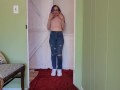 Nerdy Faery Ripped Jeans Wetting Compilation