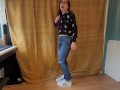 Nerdy Faery Ripped Jeans Wetting Compilation