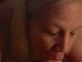Hot blonde with pretty eyes deep throats Big Cock!!! Great eye contact!!!