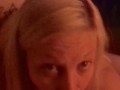Hot blonde with pretty eyes deep throats Big Cock!!! Great eye contact!!!