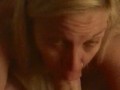 Hot blonde with pretty eyes deep throats Big Cock!!! Great eye contact!!!