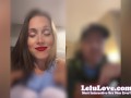 Getting cum wiped off my ass after sex, caught during panties vibrator masturbation, asshole and pussy closeups - Lelu Love