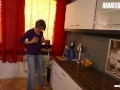 HAUSFRAU FICKEN - Hot Mature Wife Got Her Pussy Slammed By Handyman - AMATEUR EURO