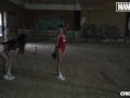 MAMACITAZ - Apolonia Lapiedra And Alexa Tomas Outdoor Threesome With Big Cock