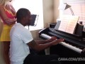 Sister's Hot Blonde Takes Piano Lessons To fuck Her Teacher's Huge Big Black Cock | Cam4