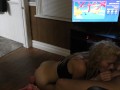 Step Sis Interrupts Fall Guys game To blow me Till I cum In her Mouth