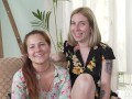 Ersties: Cute Lesbian Babes Ride a Double Dong Together