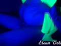 Big Ass MILF Riding Cock Hard - NEON lights