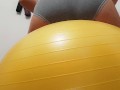 Girl farting loudly on a ball (Trailer)