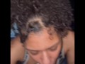 Lightskin Ebony Keep On Sucking Until She Get That Cum
