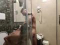 He fucks her in the hotel bathroom