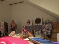 Tight Pussy Hot Brunette and Blonde and their BFF girls dance and throw a party - Compilation Video