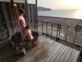 【Emin】眺めの良い貸切露天風呂付きのホテルで中出しセックス♡【旅行】