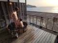 【Emin】眺めの良い貸切露天風呂付きのホテルで中出しセックス♡【旅行】