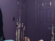 Recording watching and jerking off to cum