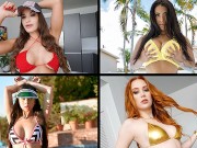 TeamSkeet - Huge Tits Compilation - Jade Kush, Stacy Bloom, Indica Flower, Amirah Styles And More