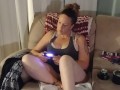 Caught Filming Up Roommate's Mini Dress While She Plays Video Games Part 5 (thick thighs And Panties